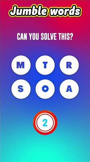 Daily Jumble Word Quiz 🔥 | Can You Unscramble This?