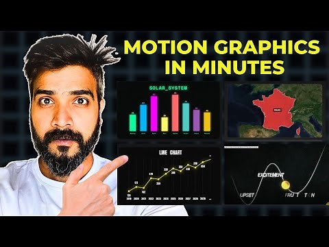 Create Motion Graphics IN MINUTES with AI