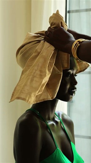 Silk flower headwrap tutorial #headwraptutorial #headwrapstyles