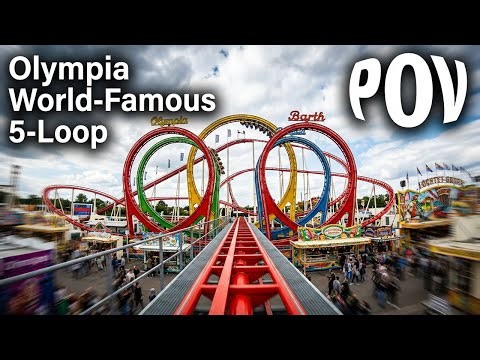 Olympia Looping POV | World-Famous 5-Loop Roller Coaster Ride