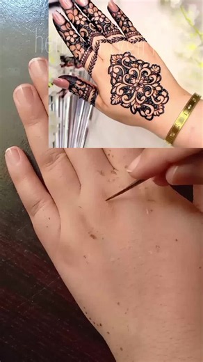 Viral Cutwork Henna Design Tutorial step by step