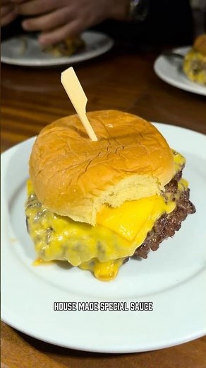 Phenomenal Smash Burgers at Lobby Bar in Washington DC