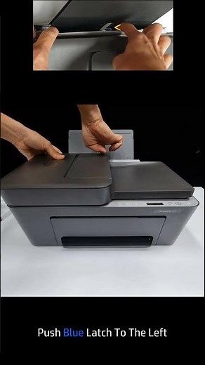 HP DeskJet 4355 | 4310 | 4320 Printer : Load paper with no jams #deskjet #hp #load paper