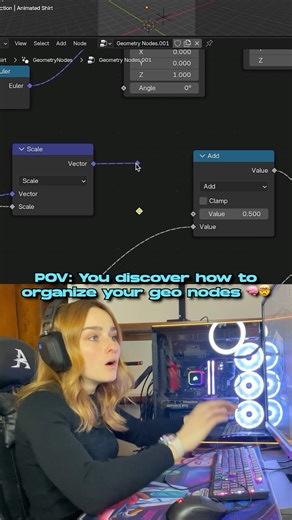Geo nodes✨ #geometrynodes #blender #blendertutorial #3d #3dart #blender3d #blenderworkflow #artist