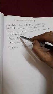 ICSE Std 10 Physics Current Electricity Numericals #physics