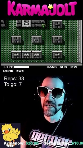 Walking through lasers (Metal Gear, NES)