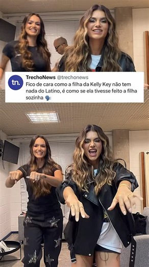 TrechoNews on Instagram: "A filha da Kelly Key parecendo mais a Kelly Key do que a própria Kelly Key 🗣️ — siga @trechonews para mais conteúdos assim"