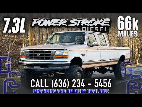 7.3 Powerstroke For Sale: 1997 Ford F-350 4x4 Diesel OBS With Only 66k Miles