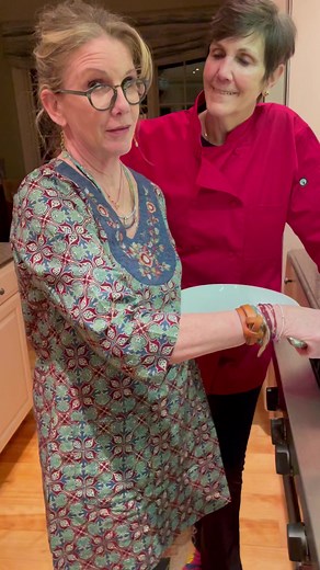 Words of wisdom from our Co-Founder Melissa Gilbert and Chef Suzan as they started plating our ULTIMATE comfort food meal, Tuna Noodle Casserole. What are your favorite savory dishes? #modernprairie #inthekitchen #sundaysupper #modify #trysomethingnew #myprairiekitchen #littlehouseontheprairie Little House on the Prairie Little House On The Prairie Fans | officialmodernprairie