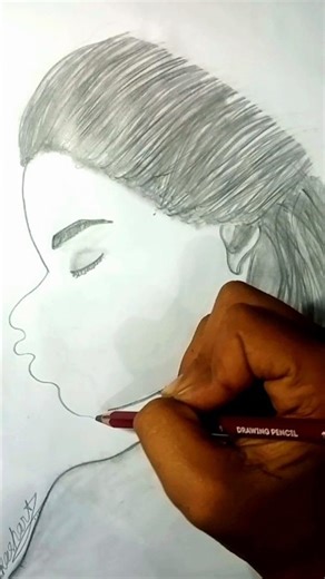 “I Tried Drawing✍️ a Realistic Face — Shocking Result!” #shortsfeed #artist