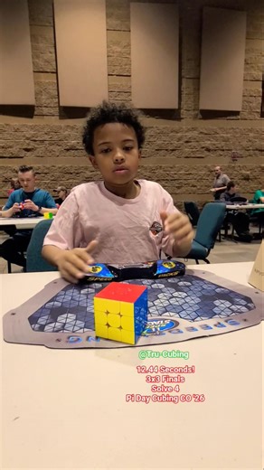 12.44 Seconds! 3x3 Finals, S4 PDCC '26 #fyp #viral #speedcubeshop #cool #trending #fun #fast