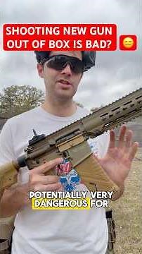 Do you shoot your gun out of the box? 😨