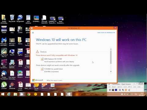 Get Windows 10 upgrade has a Check your PC for Compatibility option