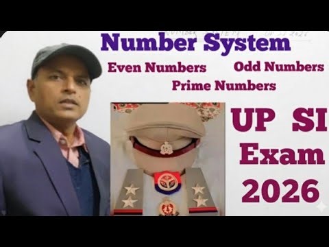 Number System (Odd Even & Prime Numbers) UP SI EXAM
