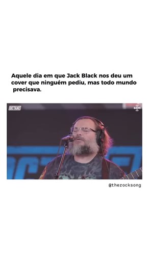 Rômulo Magalhães | The Rock Song on Instagram: "Aquele momento raro em que o Tenacious D (Jack Black e Kyle Gass) resolveu largar a zoeira por alguns minutos e entregar um “Wicked Game” sério, bonito e perigosamente bom. A apresentação rolou ao vivo para a SiriusXM, no programa Octane, em dezembro de 2022, e virou assunto justamente por isso: ninguém esperava que a voz do Jack Black fosse acertar tão em cheio o clima melancólico da música. ￼ E que música. “Wicked Game” é do Chris Isaak, saiu no 