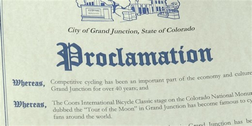 Pride Week, Competitive Biking Month, and Constitution Week proclaimed by the Grand Junction City Council