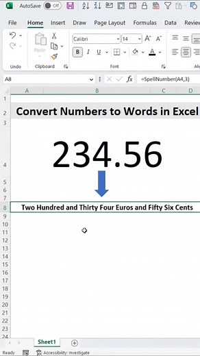 14 reactions | How to convert numbers to words in Microsoft Excel. #exceltips #Excel #ExcelDashboard #exceltutorial | Shamsudeen Idris | Facebook