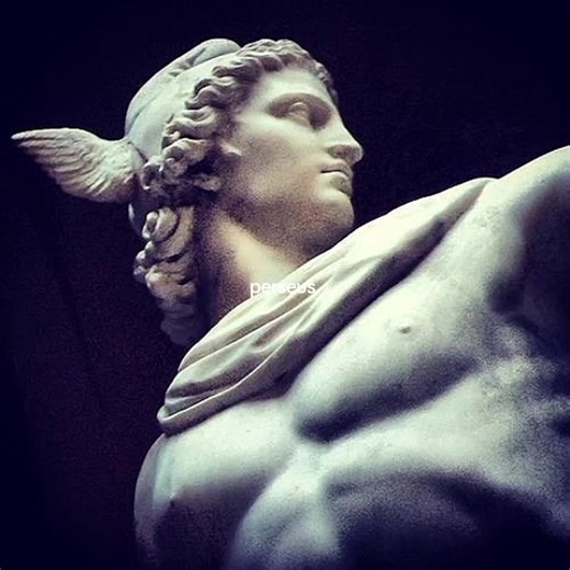 #GREEKMYTHOLOGY Perseus was one of the greatest heroes in Greek Mythology. He was the son of Zeus and Danaë, a mortal princess. Before Perseus was born, a prophecy said that Danaë’s son would one day kill her father, King Acrisius. Afraid of this fate, Acrisius locked Danaë away, but Zeus visited her in the form of golden rain, and Perseus was born. The king then placed mother and child inside a wooden chest and threw them into the sea, yet they survived and reached the island of Seriphos. As Pe