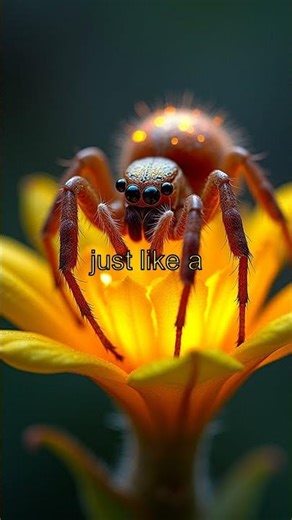 Can You Find the Hidden Violin on This Spider? 🎻🕷️ #SpiderFacts #Nature