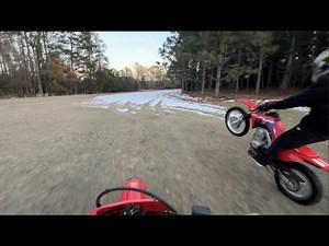 100 Acre Trail Race CRF125F VS CRF250F