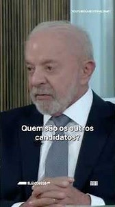 Lula says he is confident of winning in the first round.