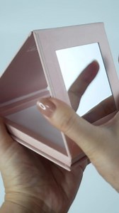 Pink Empty Magnetic Makeup Palette with Mirror (Detachable) – Small