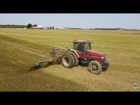 Dragline Manure Application on an Ohio Dairy Farm