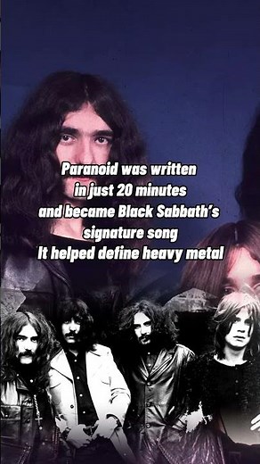 “Paranoid – Black Sabbath” #musicstory