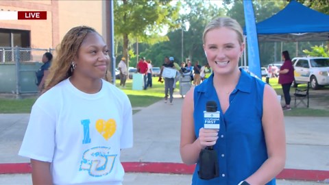 Freshman students begin their collegiate careers at Southern University