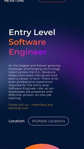 Entry Level Software Engineer