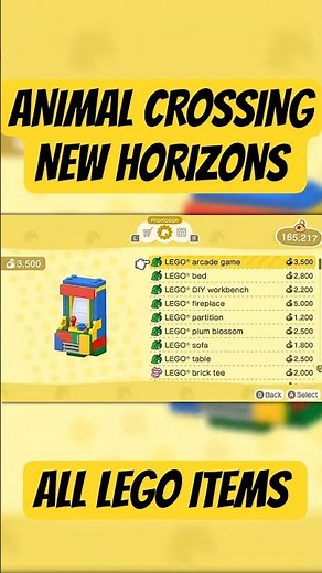 I bought every LEGO item in Animal Crossing New Horizons