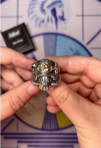 Polishing the Sterling Silver T-51 Power Armor Ring