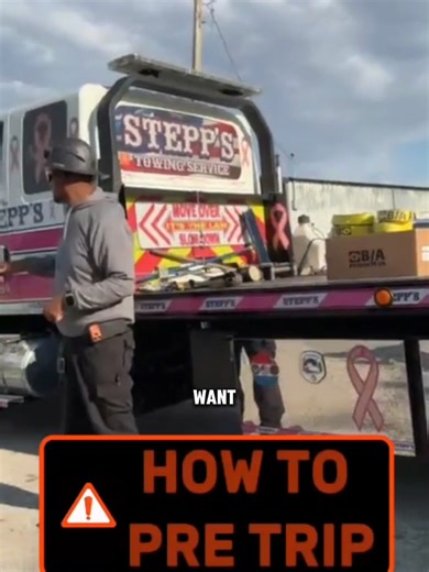 Another clip from the Towing & Recovery Academy breaking down how to properly perform your pre-trip inspection. This is one of the most important steps in day-to-day operations. A solid pre-trip ensures your truck is up and running, keeps your towing company rolling, and helps you stay productive, reliable, and valuable on every call. Do the work before the work. 🚛💪 #towingservice#towtrucklife #roadsideassistance #towingservice #towlife #slowdownmoveover #towprofessionals #towingandrecovery #t