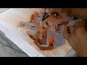 HOW TO DRAW WILDSTYLE GRAFFITI LETTERS TECHNIQUES DRAWING TONY NAME