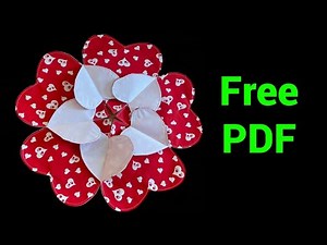 DIY Table Topper-Table Runner-Plate mat -Centerpiece/ Valentine's Table Topper Sewing Tutorial (#22)