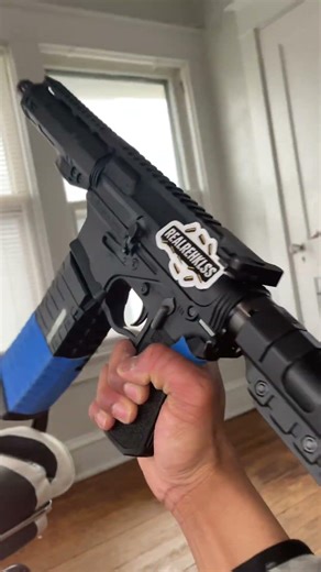 3D Printed Kung Fu Grip 😈 #airsoft #edc #foryou #fafo