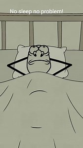 15K views · 385 reactions | No sleep? No problem! ✨ Staying cozy and dreaming away. #SleepMode #SweetDreams | Rico Animations | Facebook