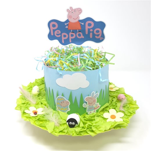 DIY Peppa Pig Easter Bonnet Craft Kit - Make Your Own Easter Hat - Etsy
