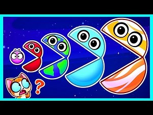 Hungry Planets | Planet Sizes | Solar System | Lessons for Kids | Useful Stories | Purr-Purr