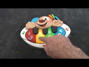 Fisher - price laugh and learn puppys piano . vintage piano