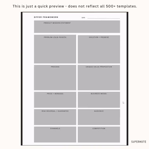 674 Supernote Template Vault | Business Diagrams, Trackers, To-do Lists, Planners, Covers and More | Manta Nomad | 2025 Edition - Etsy