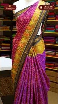 The 3 Varieties Of Patola Sarees ✨ #GayathriReddy