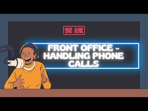 CHAPTER 4 – FRONT OFFICE OPERATION HANDLING TELEPHONE CALLS