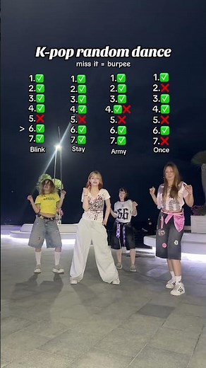 3/3 K-POP RANDOM DANCE💥 but if you miss it, you do a burpee 💀