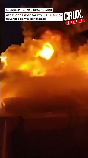 Philippine Coast Guard Searches Sea For Survivors After Ferry Fire