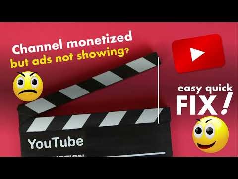 Channel monetized but ads not showing? Quick and easy FIX! YouTube creator help