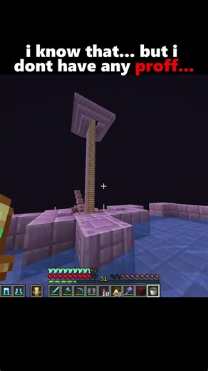 i know that... but i dont have any proof...#minecraft