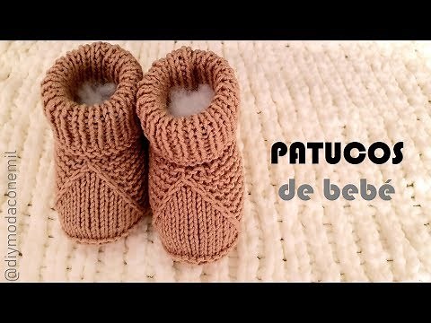 How to knit baby booties