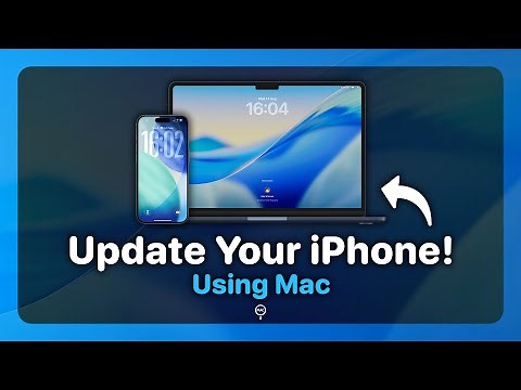 How To Update Your iPhone Using a Mac | Step By Step