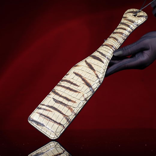 Leather Spanking Paddle Snake Pattern Custom Engrave Real Leather Impact Paddle Metal Core BDSM Discipline Tool Fetish Impact Play Accessory - Etsy